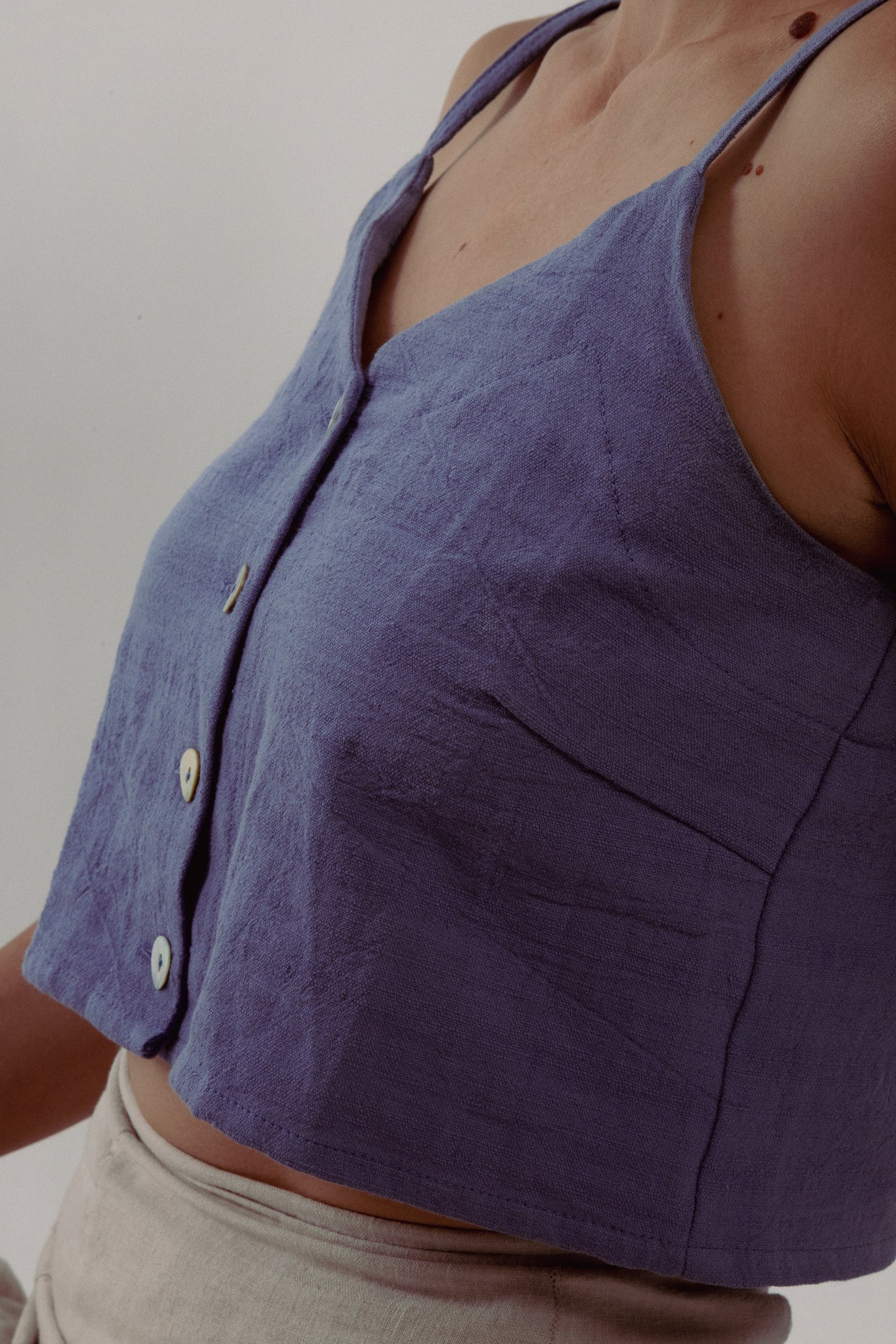 Top Anhelo Lavanda 100% Algodón