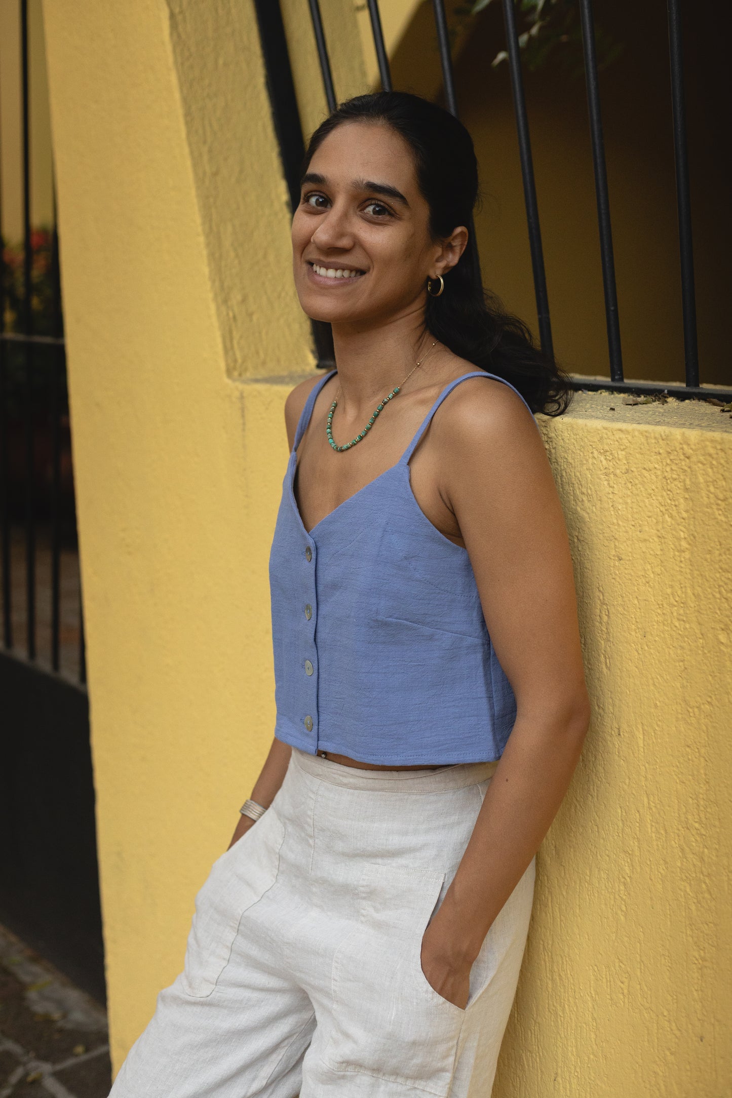 Top Anhelo Lavanda 100% Algodón